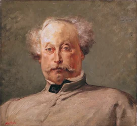 Porträt von Alexandre Dumas fils (1824-95)